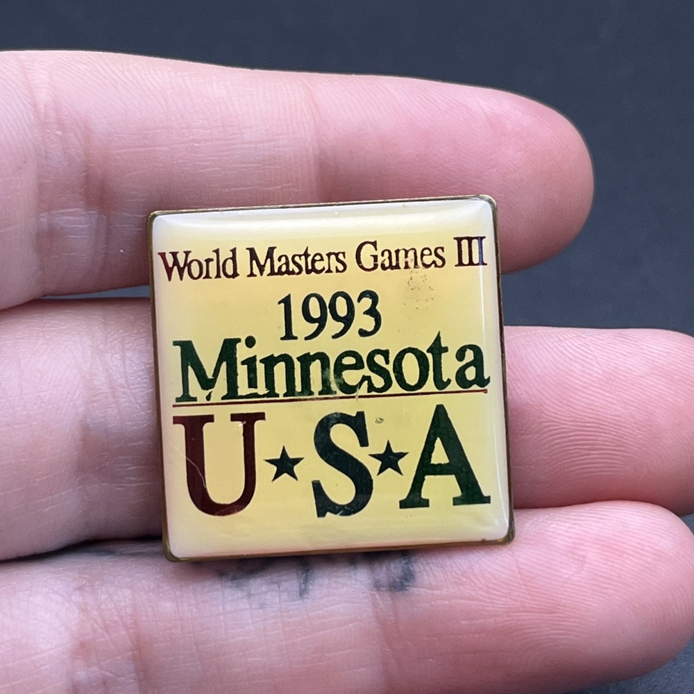 World Masters Games III 1993 Minnesota Lapel Hat Pin